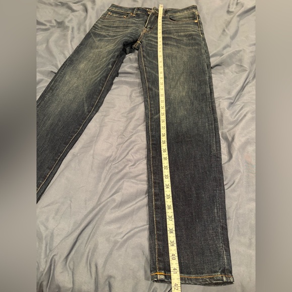 American Eagle Athletic Slim Men's Deep Indigo Jeans 29x32 - Picture 3 of 7